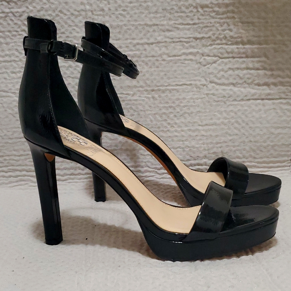 Vince Camuto Balindia Elegant Black High Heel Sandals